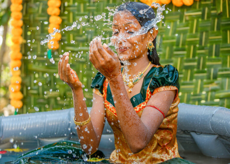 village saree ceremony | Banu photography