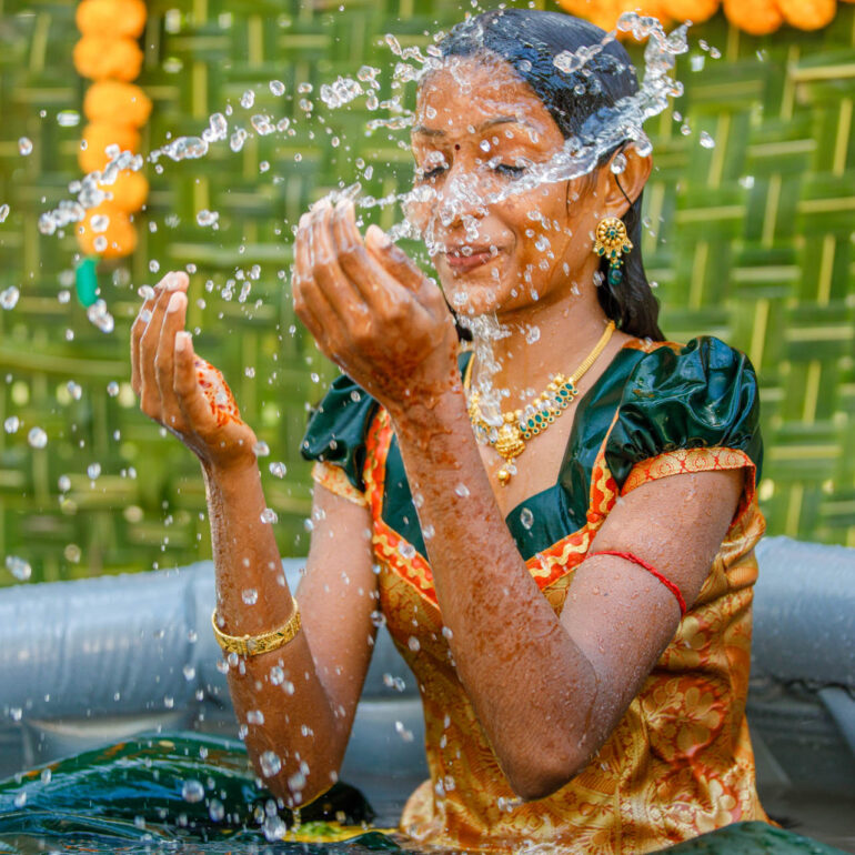 village saree ceremony | Banu photography