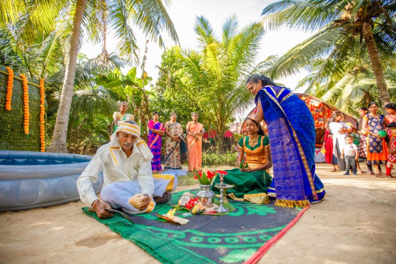 village saree ceremony | Banu photography